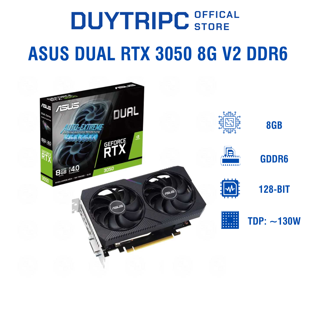 ASUS Dual RTX 3050 8G V2 DDR6